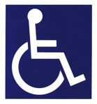 Visitors using wheelchairs