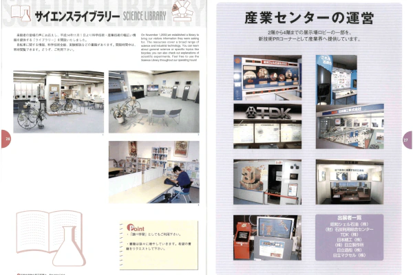 2003年科学技術館ガイドブック より