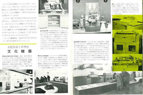 1964年科学技術館ガイドブック　より