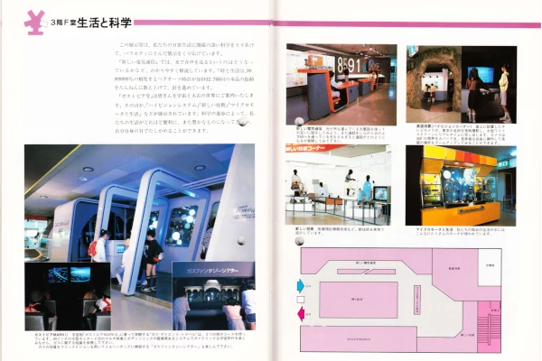 1989年科学技術館ガイドブック　より