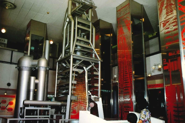 高炉の働き（模型）