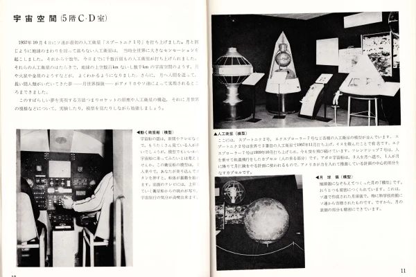 1970年科学技術館への招待　より